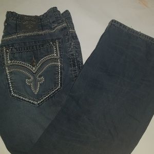 ROCK REVIVAL  "Remy" slim boot dark wash jeans